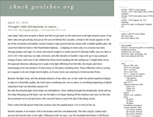 Tablet Screenshot of chuck.goolsbee.org